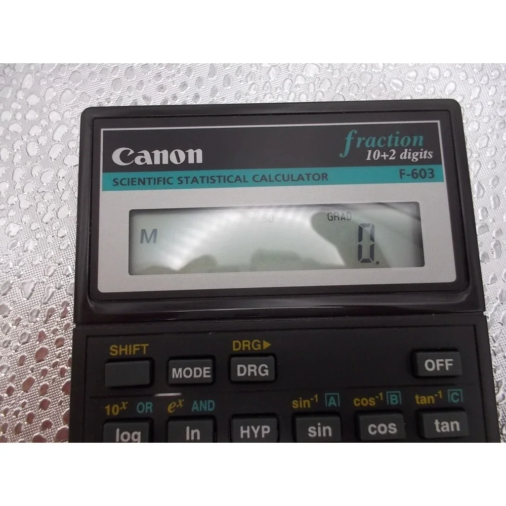 Canon 603 scientific